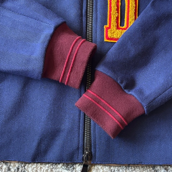 Pyer Moss Navy Varsity Jacket NYC Embroidered
Letterman Bomber Size Small - Picture 14 of 14